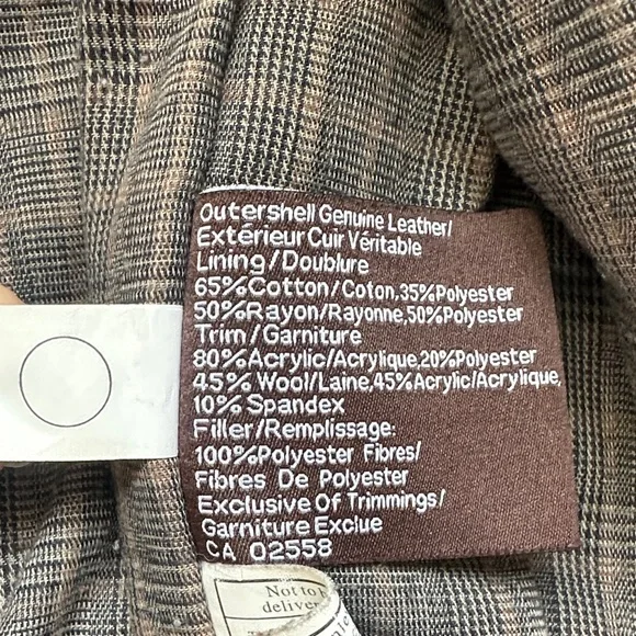 Distressed Aviator Leather Jacket - Picture 7 of 7